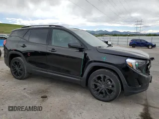 2021 GMC Terrain SLE with VIN 3GKALTEV6ML383540, listed as a Copart auction lot 57163085 with 47,280 mi miles and Salvage title. Bid and sale history available at DreamBid. Image 4.