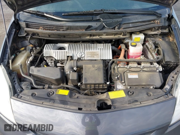 2013 Toyota Prius One with VIN JTDKN3DU7D1714636, listed as a IAAI auction lot 42207541 with 214,977 mi miles and . Bid and sale history available at DreamBid. Image 10.