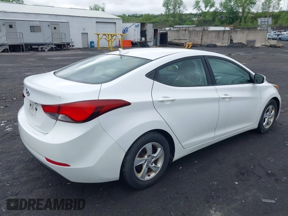 2015 Hyundai Elantra SE with VIN 5NPDH4AE0FH561046, listed as a IAAI auction lot 42196128 with 106,200 mi miles and . Bid and sale history available at DreamBid. Image 4.