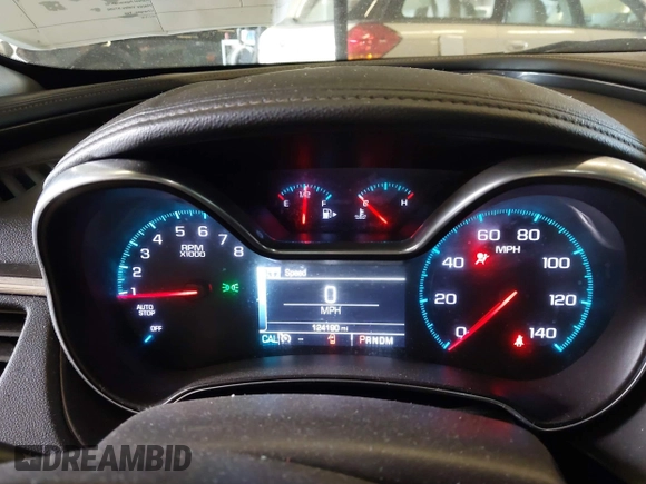 2015 Chevrolet Impala LT z VIN 1G1115SL2FU120009, wystawiony jako IAAI lot #41885579 z przebiegiem 124 190 mil mil oraz . Historia ofert i sprzedaży dostępna na DreamBid. Obrazek 7.