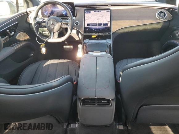 2022 Mercedes-Benz EQS with VIN W1KCG2DB1NA019311, listed as a Copart auction lot 46130214 with 25,000 mi miles. Bid and sale history available at carsss.com. Image 8.