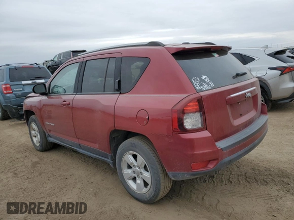 2016 Jeep Compass Sport with VIN 1C4NJCBB5GD548761, listed as a Copart auction lot 76425324 with 101,313 mi miles and Salvage title. Bid and sale history available at DreamBid. Image 2.