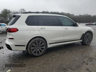 2020 BMW X7 M50i z VIN 5UXCX6C06L9C37391, wystawiony jako Copart lot #43506485 z przebiegiem 79 815 mil mil oraz Szkoda całkowita • Salvage title. Historia ofert i sprzedaży dostępna na DreamBid. Obrazek 3.