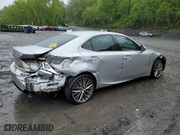2014 Lexus IS 250 z VIN JTHCF1D26E5001627, wystawiony jako Copart lot #54846815 z przebiegiem 253 807 mil mil oraz Nie do naprawy • Non repairable. Historia ofert i sprzedaży dostępna na DreamBid. Obrazek 3.