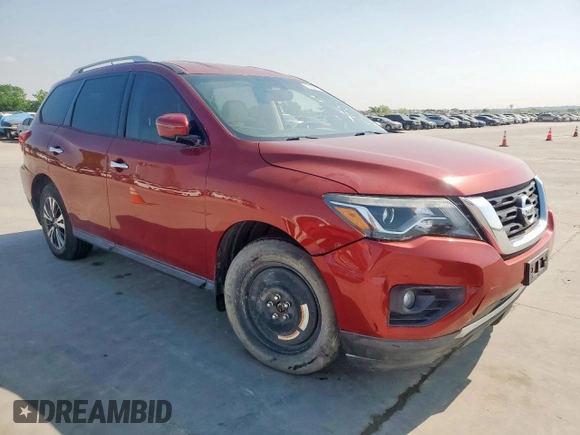 2017 Nissan Pathfinder Platinum with VIN 5N1DR2MN7HC684608, listed as a Copart auction lot 53585665 with 132,188 mi miles and Clean Title. Bid and sale history available at carsss.com. Image 4.