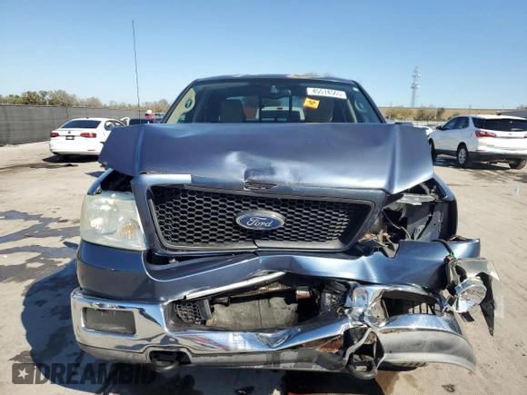 2004 Ford F-150 XLT with VIN 1FTRW14W44KB45367, listed as a Copart auction lot 45514565 with 140,952 mi miles and Salvage Title. Bid and sale history available at carsss.com. Image 5.
