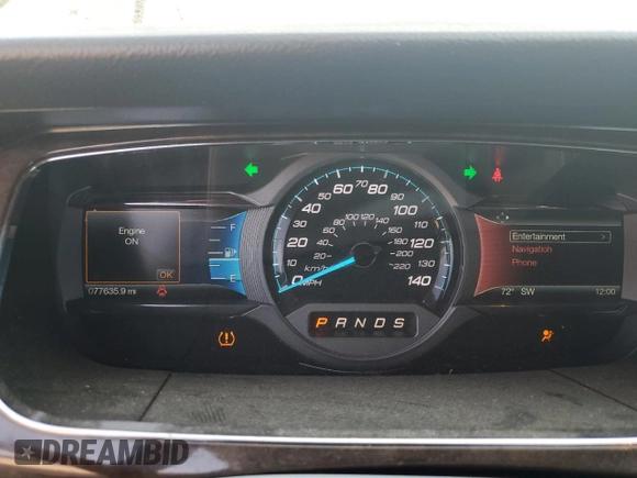 2018 Ford Taurus Limited with VIN 1FAHP2F83JG119313, listed as a Copart auction lot 46850065 with 77,635 mi miles and Salvage Title. Bid and sale history available at DreamBid. Image 9.