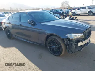 2015 BMW 5 Series 535i xDrive with VIN WBA5B3C58FD547704, listed as a IAAI auction lot 41764129 with 152,649 mi miles. Bid and sale history available at carsss.com. Image 1.