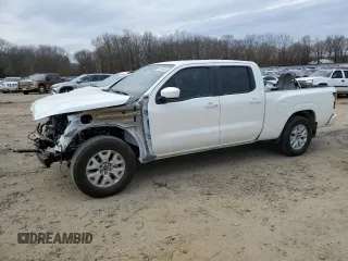 2023 Nissan Frontier SV with VIN 1N6ED1FJ9PN653677, listed as a Copart auction lot 43245835 with 20,594 mi miles and Salvage title. Bid and sale history available at DreamBid. Image 1.