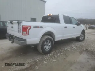 2016 Ford F-150 XLT with VIN 1FTFW1EF0GKE19752, listed as a Copart auction lot 44525105 with 107,496 mi miles and Salvage Title. Bid and sale history available at carsss.com. Image 3.
