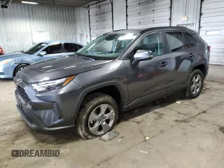 2024 Toyota RAV4 XLE with VIN 2T3P1RFV3RW432173, listed as a Copart auction lot 61613365 with 21,524 mi miles and Salvage title. Bid and sale history available at DreamBid. Image 1.