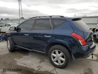2005 Nissan Murano SE with VIN JN8AZ08W05W405139, listed as a Copart auction lot 72080964 with 233,680 mi miles and Salvage Title. Bid and sale history available at carsss.com. Image 2.
