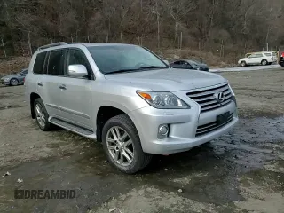 2013 Lexus LX 570 with VIN JTJHY7AX3D4113081, listed as a Copart auction lot 86728574 with Not provided miles and Salvage title. Bid and sale history available at DreamBid. Image 12.