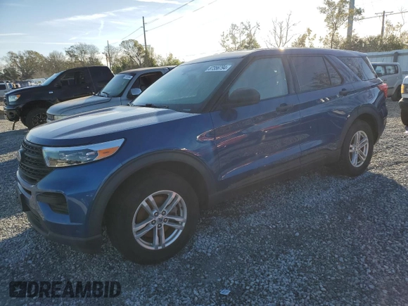 2022 Ford Explorer with VIN 1FMSK8BH4NGA00632, listed as a Copart auction lot 87356794 with 0 mi miles and Salvage Title. Bid and sale history available at carsss.com. Image 1.