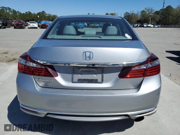 2017 Honda Accord Sedan LX with VIN 1HGCR2F30HA091522, listed as a Copart auction lot 49395825 with 151,978 mi miles and Salvage Title. Bid and sale history available at carsss.com. Image 6.