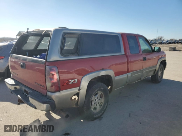 2003 Chevrolet Silverado 1500 with VIN 2GCEK19V131212211, listed as a Copart auction lot 83653254 with 0 mi miles and Salvage Title. Bid and sale history available at carsss.com. Image 3.