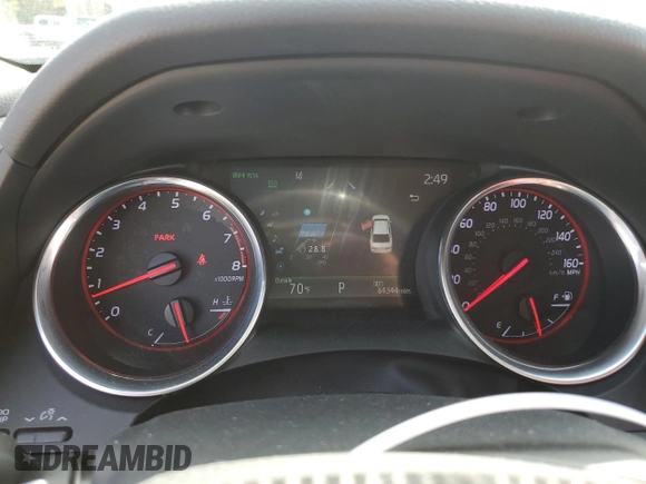 2020 Toyota Camry XSE with VIN 4T1K61AK3LU888412, listed as a Copart auction lot 51858905 with 84,344 mi miles and Salvage Title. Bid and sale history available at DreamBid. Image 9.