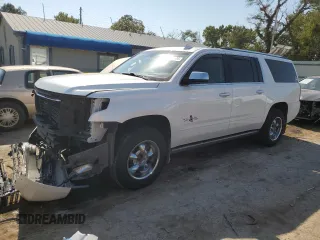 2018 Chevrolet Suburban Premier z VIN 1GNSKJKC8JR354546, wystawiony jako Copart lot #75263104 z przebiegiem 199 441 mil mil oraz Szkoda całkowita • Salvage title. Historia ofert i sprzedaży dostępna na DreamBid. Obrazek 1.