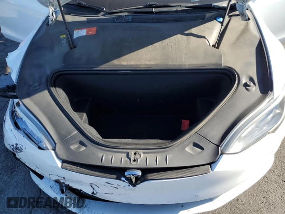 2017 Tesla Model S 60 with VIN 5YJSA1E16HF204974, listed as a Copart auction lot 89109185 with 107,102 mi miles and Salvage title. Bid and sale history available at DreamBid. Image 12.