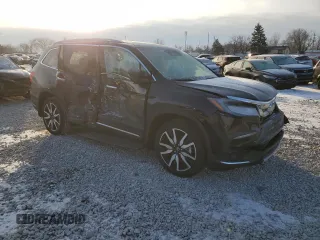 2022 Honda Pilot Touring 7-Passenger with VIN 5FNYF6H60NB100721, listed as a Copart auction lot 41966595 with 0 mi miles and Salvage Title. Bid and sale history available at carsss.com. Image 4.