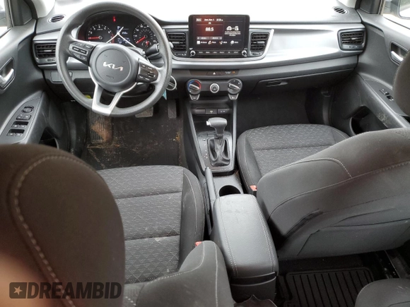 2023 Kia Rio LX with VIN 3KPA24AD6PE603396, listed as a Copart auction lot 47253685 with 5,978 mi miles and Salvage Title. Bid and sale history available at carsss.com. Image 8.