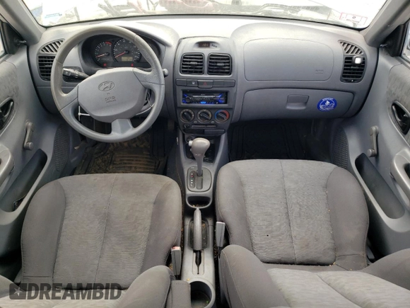 2005 Hyundai Accent GLS with VIN KMHCG45C25U603157, listed as a Copart auction lot 71985824 with 110,124 mi miles and Clean Title. Bid and sale history available at carsss.com. Image 8.