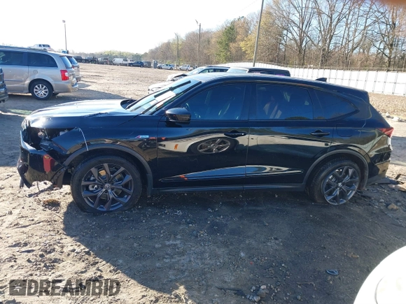 2023 Acura MDX w/A-Spec Package with VIN 5J8YE1H09PL008056, listed as a IAAI auction lot 41856240 with 52,891 mi miles. Bid and sale history available at carsss.com. Image 15.