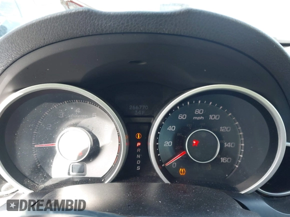 2009 Acura TL Tech with VIN 19UUA86579A018035, listed as a IAAI auction lot 41875207 with 266,770 mi miles. Bid and sale history available at carsss.com. Image 6.