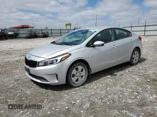 2017 Kia Forte LX with VIN 3KPFK4A76HE027584, listed as a Copart auction lot 54104705 with 122,068 mi miles and Clean Title. Bid and sale history available at carsss.com. Image 1.