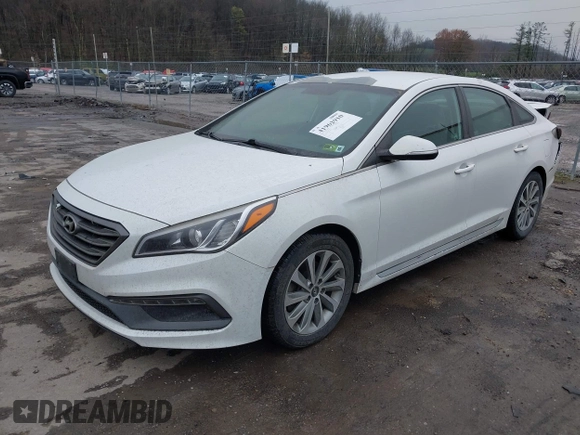 2016 Hyundai Sonata Sport with VIN 5NPE34AF5GH349871, listed as a IAAI auction lot 41962910 with 86,978 mi miles and . Bid and sale history available at DreamBid. Image 19.