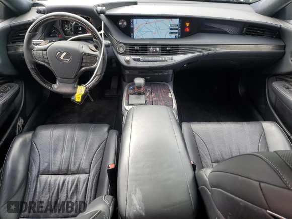 2018 Lexus LS with VIN JTHB51FF5J5006617, listed as a Copart auction lot 73493144 with 54,737 mi miles and Salvage Title. Bid and sale history available at carsss.com. Image 8.