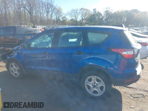 2017 Ford Escape S with VIN 1FMCU0F70HUE01165, listed as a IAAI auction lot 41857374 with 56,973 mi miles. Bid and sale history available at carsss.com. Image 14.
