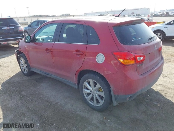 2015 Mitsubishi Outlander Sport SE with VIN 4A4AR4AU7FE006515, listed as a IAAI auction lot 41697201 with 102,665 mi miles. Bid and sale history available at carsss.com. Image 3.