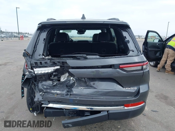 2024 Jeep Grand Cherokee Limited with VIN 1C4RJHBG2RC162673, listed as a IAAI auction lot 41982734 with 10,313 mi miles and . Bid and sale history available at DreamBid. Image 16.