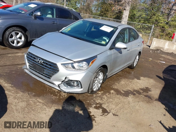 2022 Hyundai Accent SE with VIN 3KPC24A64NE157918, listed as a IAAI auction lot 41444230 with 24,912 mi miles. Bid and sale history available at carsss.com. Image 16.