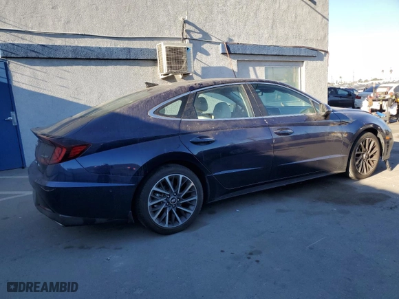 2022 Hyundai Sonata Limited with VIN 5NPEH4J28NH147294, listed as a Copart auction lot 42425445 with 44,136 mi miles and Salvage Title. Bid and sale history available at carsss.com. Image 3.