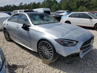 2023 Mercedes-Benz C 300 with VIN W1KAF4GB6PR095886, listed as a Copart auction lot 52868915 with 14,168 mi miles and Salvage Title. Bid and sale history available at carsss.com. Image 4.