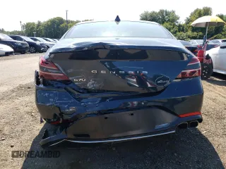 2023 Genesis G70 2.0T with VIN KMTG34TA6PU131696, listed as a Copart auction lot 69596114 with 29,968 mi miles and Salvage Title. Bid and sale history available at DreamBid. Image 6.