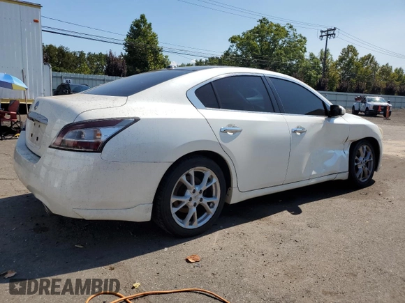 2014 Nissan Maxima S with VIN 1N4AA5AP1EC472343, listed as a Copart auction lot 87452044 with 125,078 mi miles and Non Repairable. Bid and sale history available at DreamBid. Image 3.