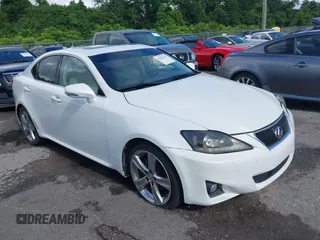 2012 Lexus IS 250 with VIN JTHBF5C28C5166435, listed as a IAAI auction lot 42509339 with 182,870 mi miles and . Bid and sale history available at DreamBid. Image 1.