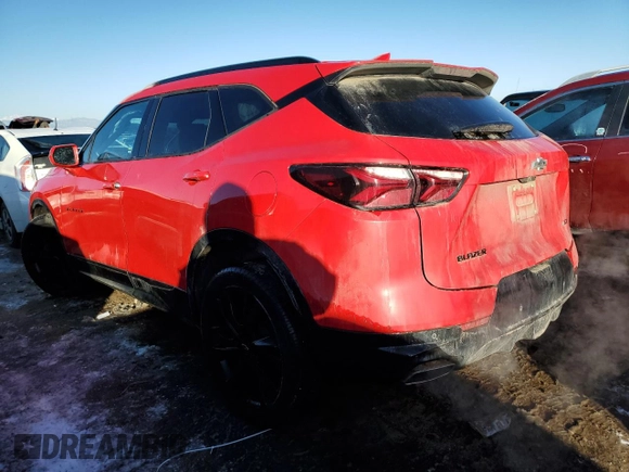2019 Chevrolet Blazer RS z VIN 3GNKBERS1KS703758, wystawiony jako Copart lot #42084615 z przebiegiem 60 194 mil mil oraz Szkoda całkowita • Salvage title. Historia ofert i sprzedaży dostępna na DreamBid. Obrazek 2.