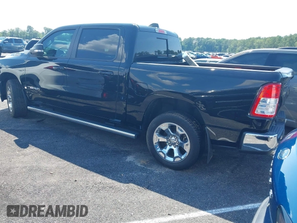 2022 Ram 1500 Lone Star with VIN 1C6RREFM3NN452644, listed as a IAAI auction lot 42462979 with 36,134 mi miles and . Bid and sale history available at DreamBid. Image 3.