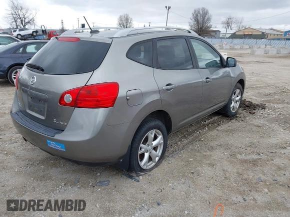 2008 Nissan Rogue SL with VIN JN8AS58V18W104148, listed as a IAAI auction lot 41968687 with 118,513 mi miles and . Bid and sale history available at DreamBid. Image 4.