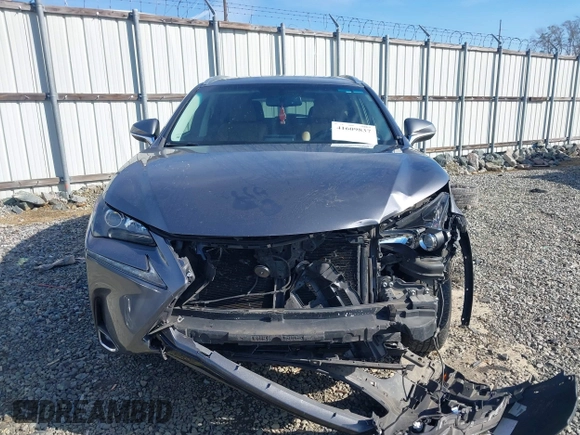 2016 Lexus NX 200t with VIN JTJYARBZ9G2036927, listed as a IAAI auction lot 41609837 with 215,448 mi miles. Bid and sale history available at carsss.com. Image 12.