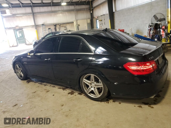 2011 Mercedes-Benz E 63 AMG with VIN WDDHF7HBXBA418665, listed as a Copart auction lot 49383395 with 68,354 mi miles and Salvage title. Bid and sale history available at DreamBid. Image 2.