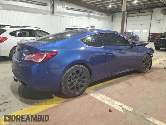 2016 Hyundai Genesis Coupe 3.8L Base with VIN KMHHT6KJ8GU132747, listed as a Copart auction lot 84431054 with 111,173 mi miles and Non Repairable. Bid and sale history available at carsss.com. Image 3.
