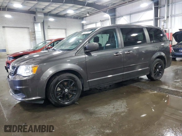 2016 Dodge Grand Caravan SXT with VIN 2C4RDGCG6GR273330, listed as a Copart auction lot 55937635 with 106,688 mi miles and Clean Title. Bid and sale history available at DreamBid. Image 1.