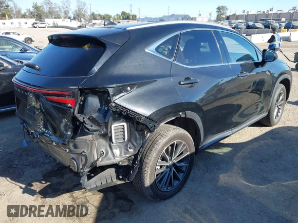 2022 Lexus NX with VIN JTJGKCEZ3N2004456, listed as a IAAI auction lot 41862374 with 27,634 mi miles. Bid and sale history available at carsss.com. Image 4.