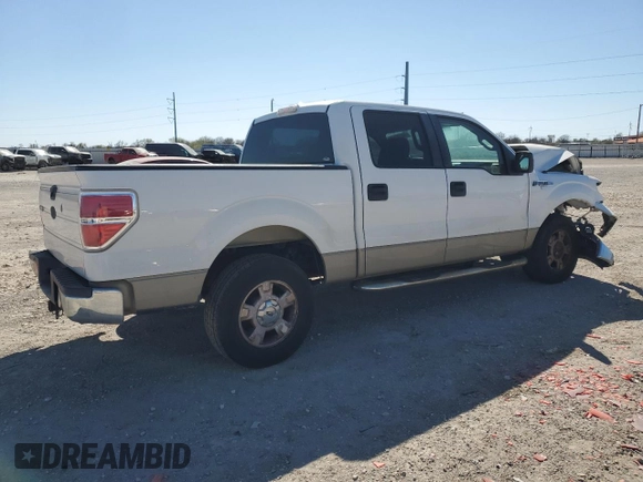 2009 Ford F-150 XL with VIN 1FTRW12889FA59502, listed as a Copart auction lot 50008105 with 89,094 mi miles and Salvage Title. Bid and sale history available at carsss.com. Image 3.