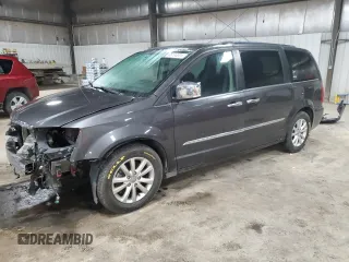 2016 Chrysler Town & Country Limited Platinum with VIN 2C4RC1GG5GR104233, listed as a Copart auction lot 86195304 with 122,628 mi miles and Salvage Title. Bid and sale history available at carsss.com. Image 1.